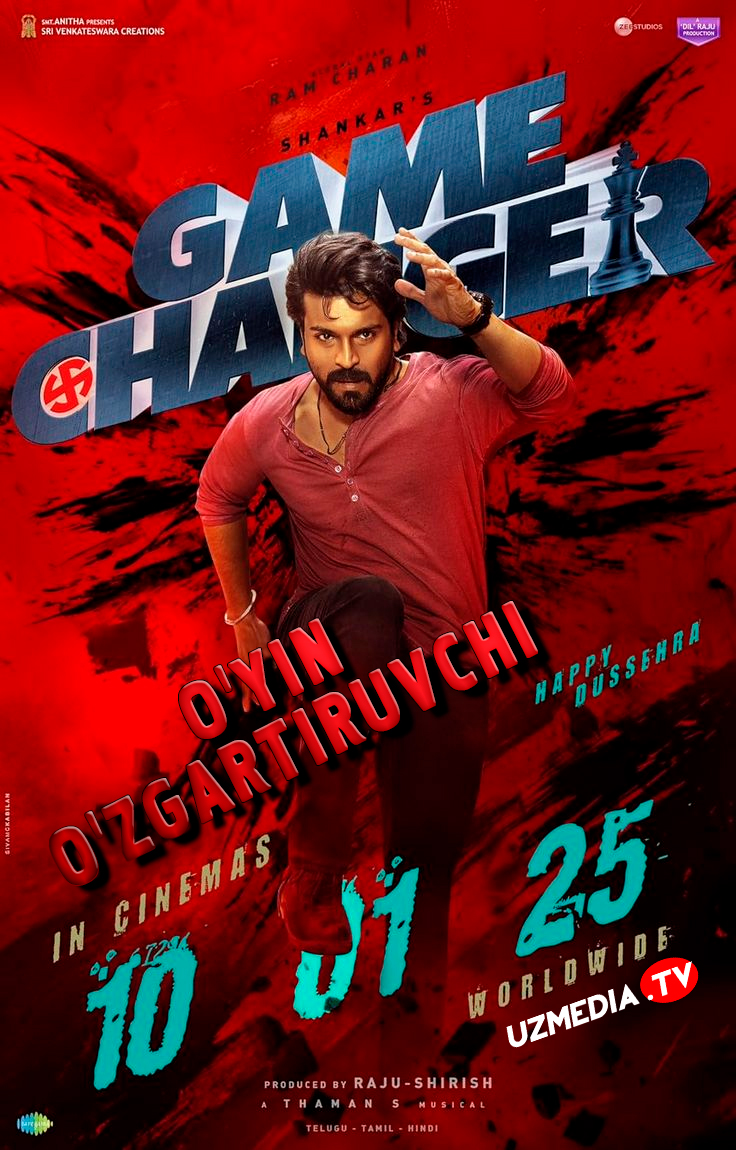 O'yinni o'zgartiruvchi / O'yin Hind kino Premyera Uzbek tilida O'zbekcha 2025 tarjima kino Full HD tas-ix skachat