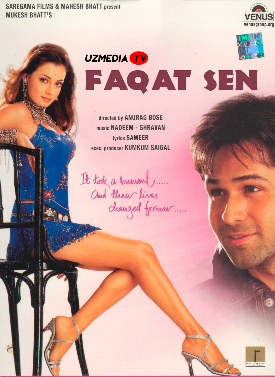 Faqat sen / Raqqosani sevaman / Tumsa Nahin Dekha Hind kino Uzbek tilida O'zbekcha 2004 tarjima kino Full HD tas-ix skachat