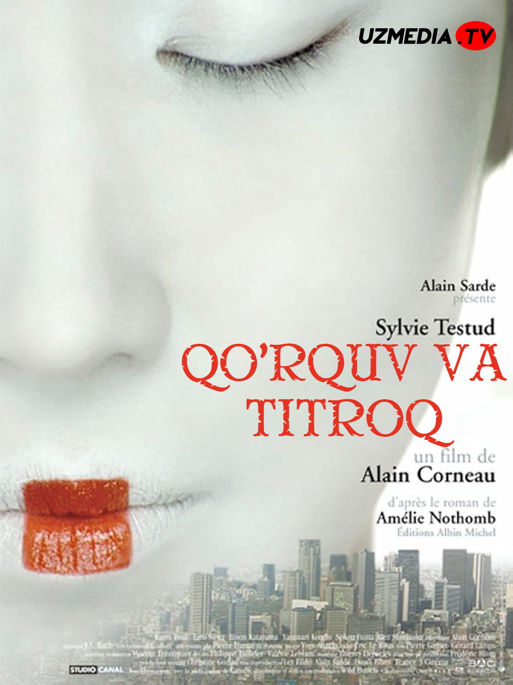 Qo'rquv va titroq Fransiya filmi Uzbek tilida O'zbekcha 2003 tarjima kino Full HD tas-ix skachat