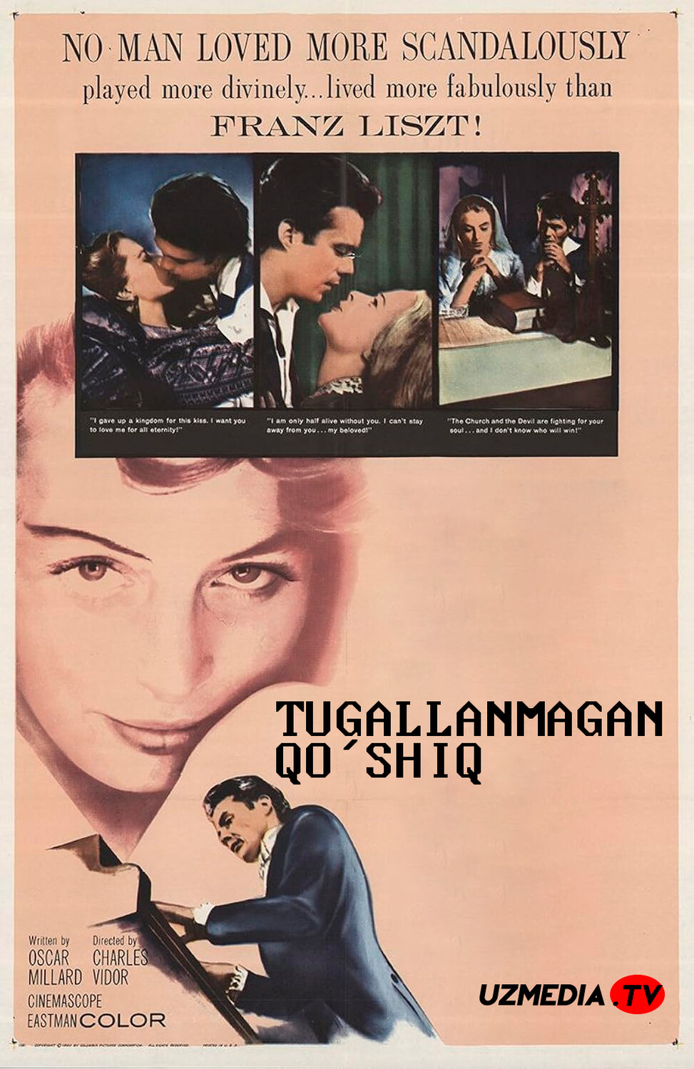 Tugallanmagan qo'shiq / Cheksiz musiqa / Ferens Listning hayoti Uzbek tilida O'zbekcha 1960 tarjima kino Full HD tas-ix skachat