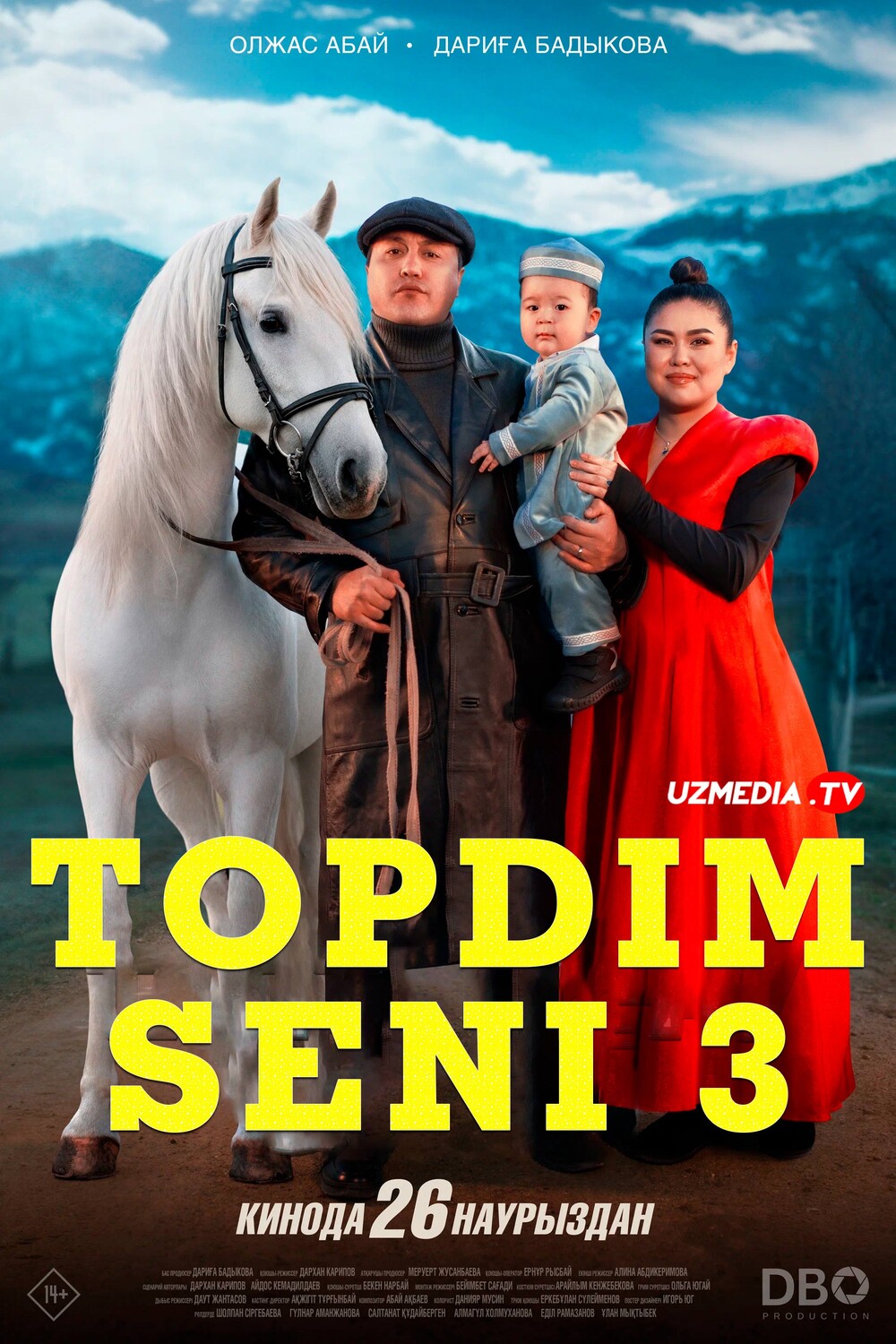 Topdim seni 3 Premyera Qozog'iston filmi Uzbek tilida O'zbekcha 2026 tarjima kino Full HD tas-ix skachat