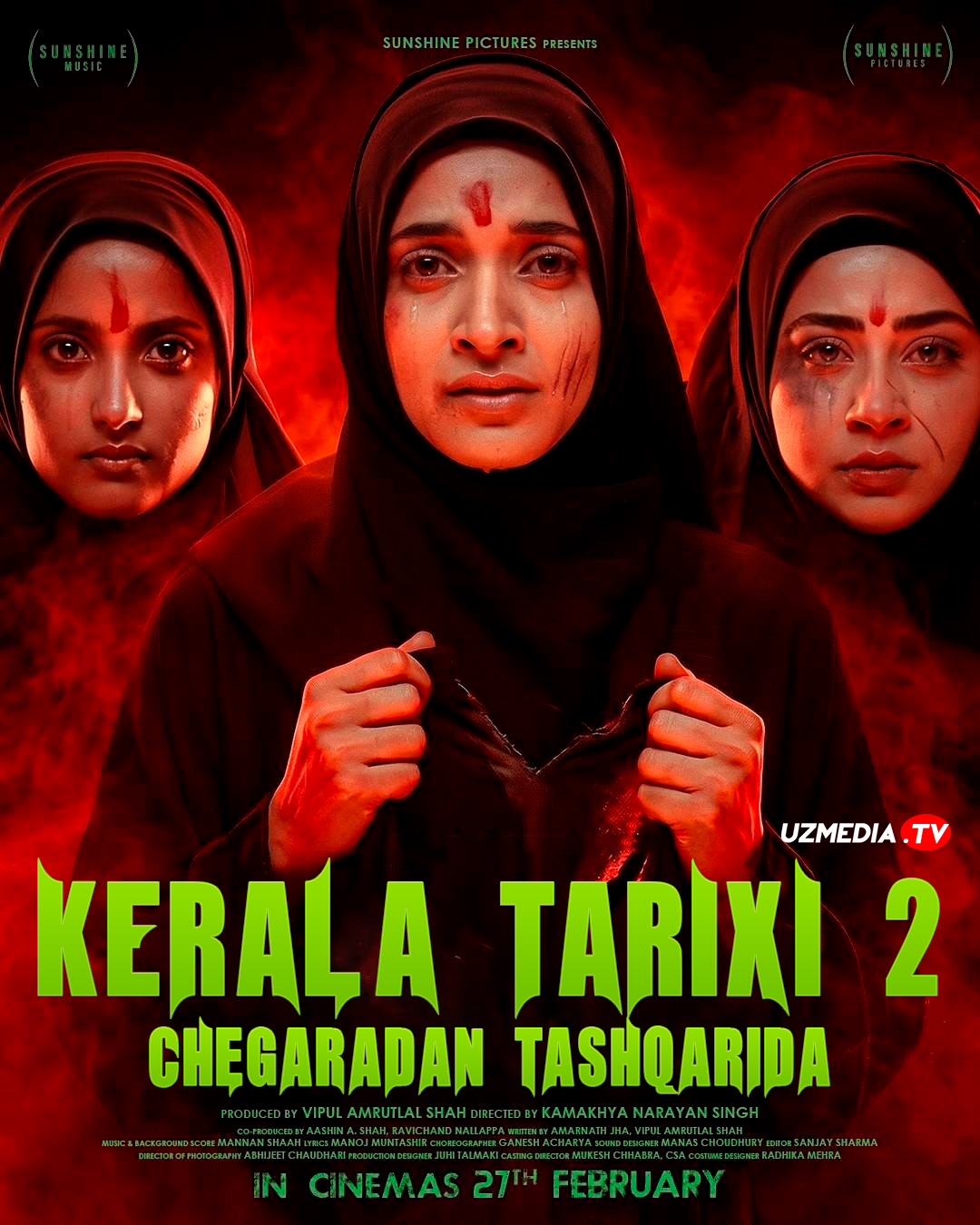 Kerala tarixi 2: Chegaradan tashqarida / Kerala hikoyasi 2 Hind kino Uzbek tilida 2026 O'zbekcha tarjima kino Full HD tas-ix skachat