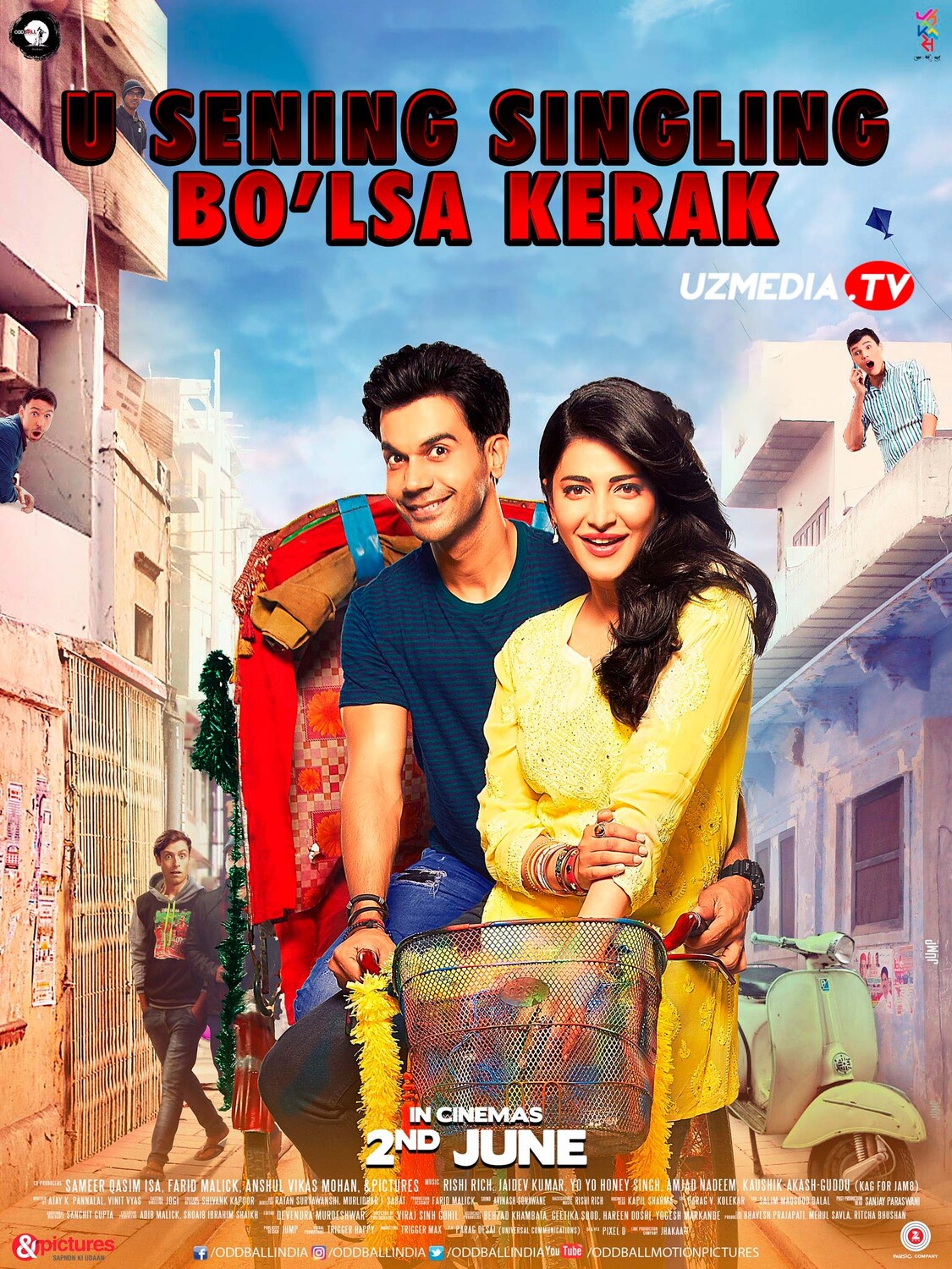 U sening singling bo'lsa kerak / Behen Hogi Teri Hind kino Uzbek tilida 2017 O'zbekcha tarjima kino Full HD tas-ix skachat