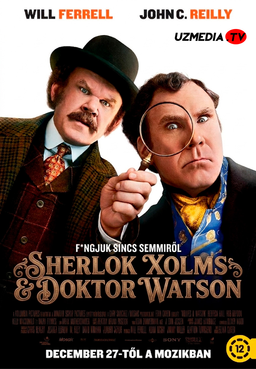 Sherlock Xolms & Doktor Watson / Holmes & Watson Uzbek tilida O'zbekcha 2018 tarjima kino Full HD tas-ix skachat