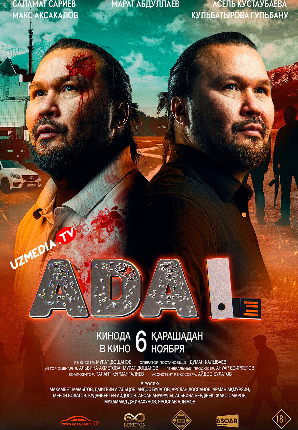 Adal / Адал Qozog'iston filmi Uzbek tilida O'zbekcha 2025 tarjima kino Full HD tas-ix skachat