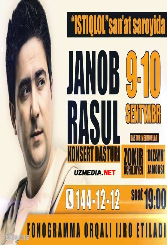 Janob Rasul - 2017-yilgi konsert dasturi | Жаноб Расул - 2017-йилги концерт дастури Full HD tas-ix skachat