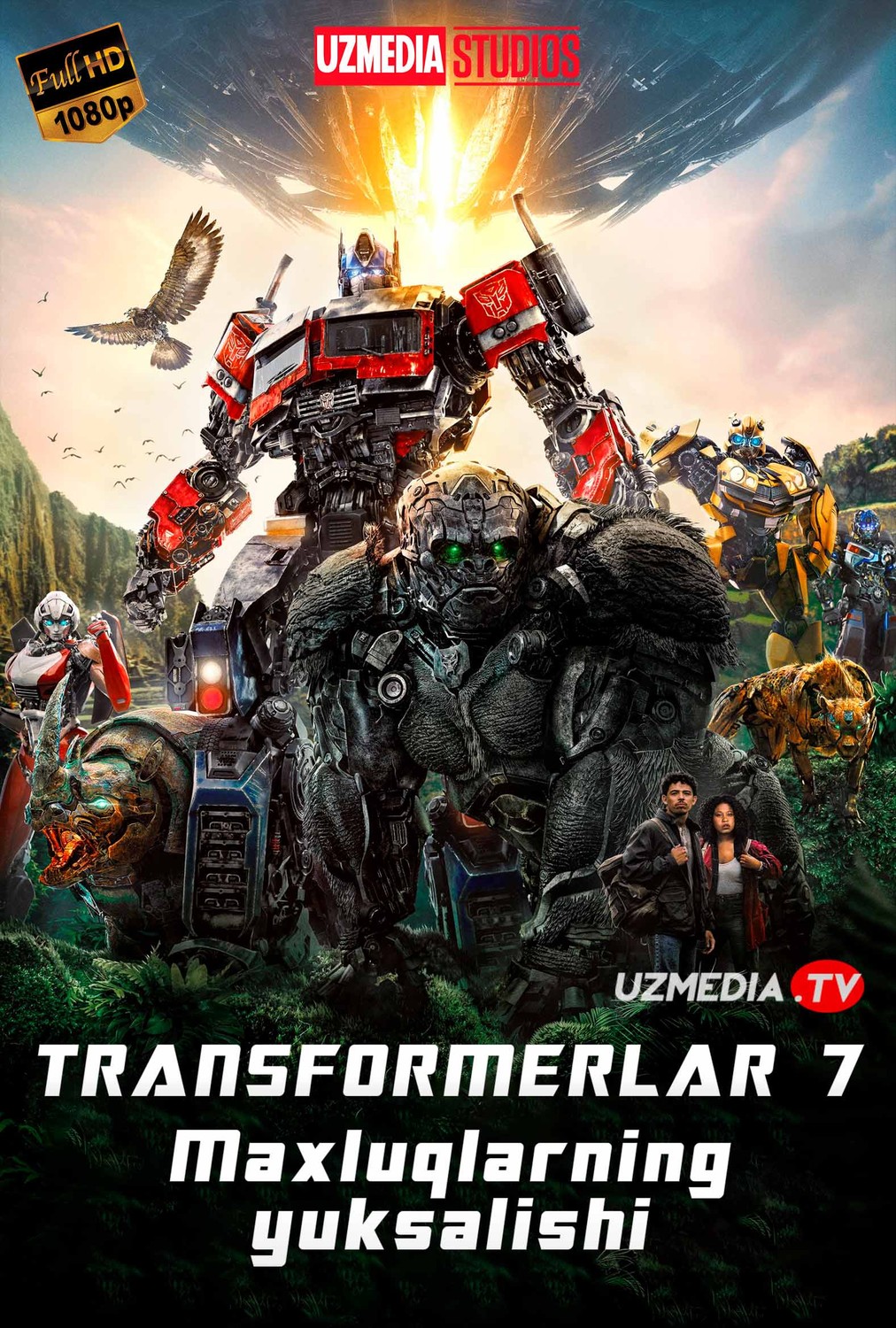 Transformerlar 7: Maxluqlarning yuksalishi Premyera Uzbek tilida O'zbekcha 2023 tarjima kino 4K UHD skachat
