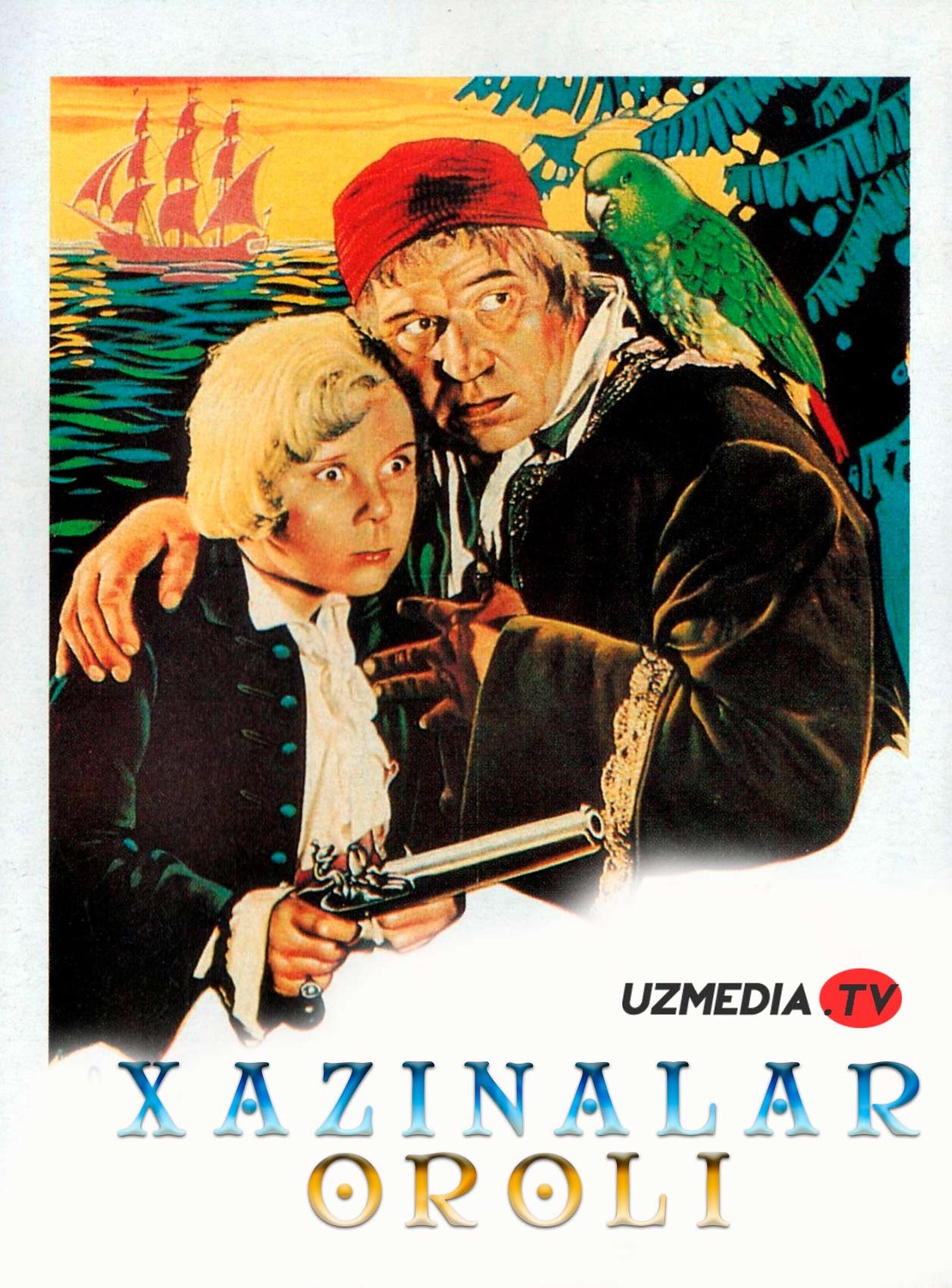 Xazinalar oroli AQSh retro filmi Uzbek tilida O'zbekcha 1934 tarjima kino SD skachat