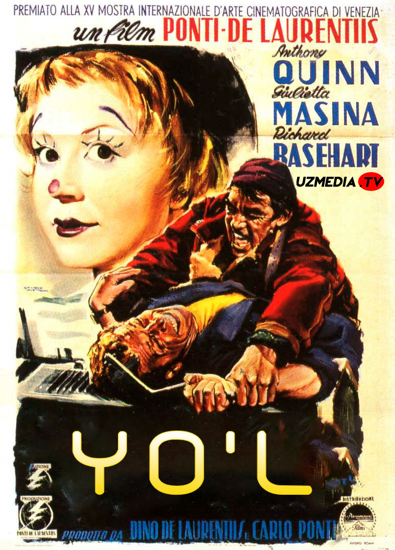 Yo'l Italiya retro filmi Uzbek tilida O'zbekcha 1954 tarjima kino SD skachat