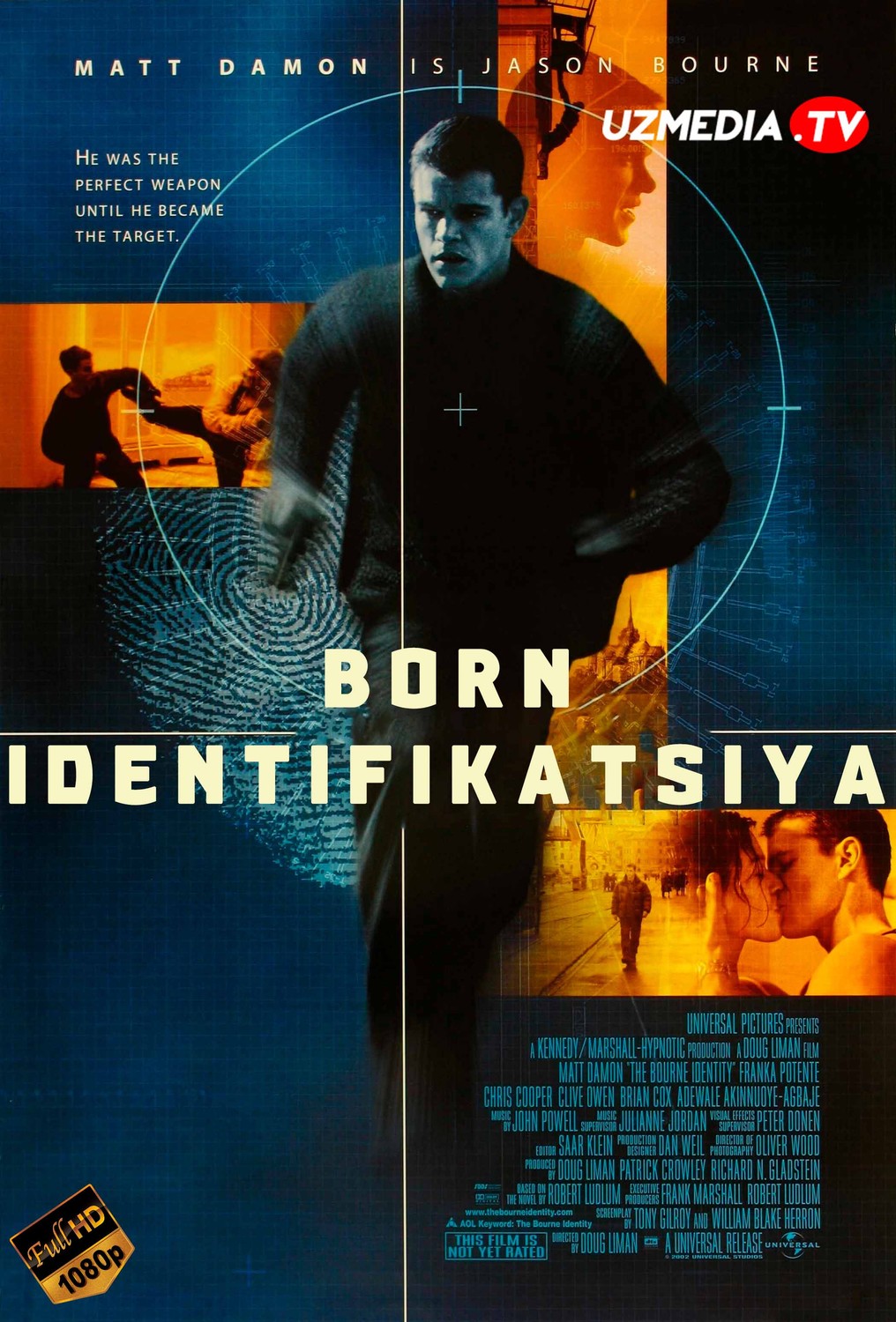 Born identifikatsiyasi / Jeyson Born 1 muqoyasasi Uzbek tilida O'zbekcha 2002 tarjima kino Full HD skachat