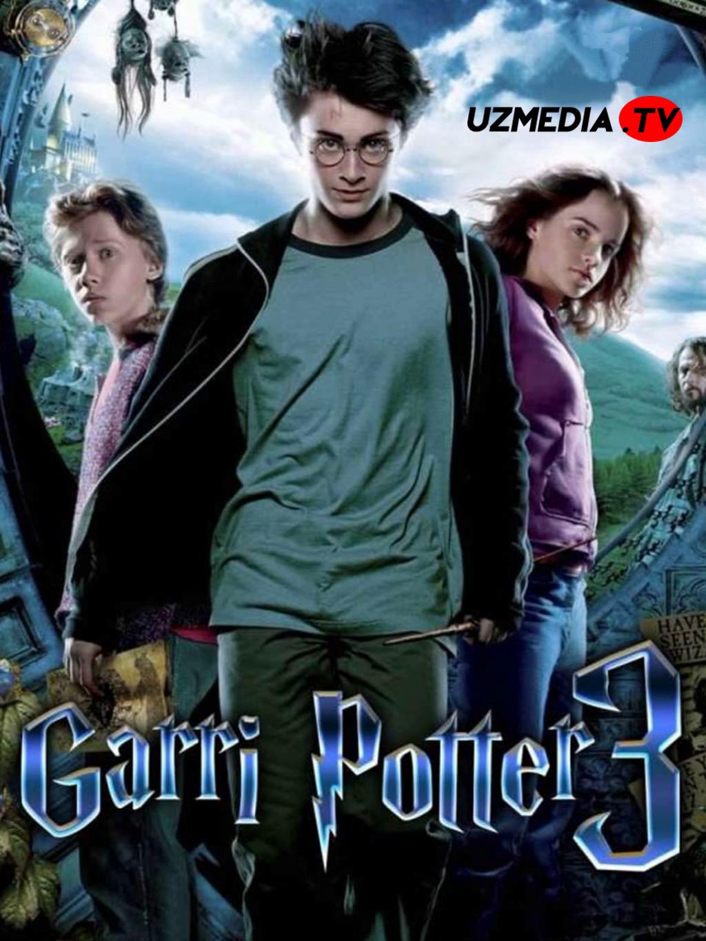 Garriy Potter 3:  Azkoban mahbusi / Azkaban maxbusi Uzbek tilida O'zbekcha tarjima kino 2004 HD tas-ix skachat