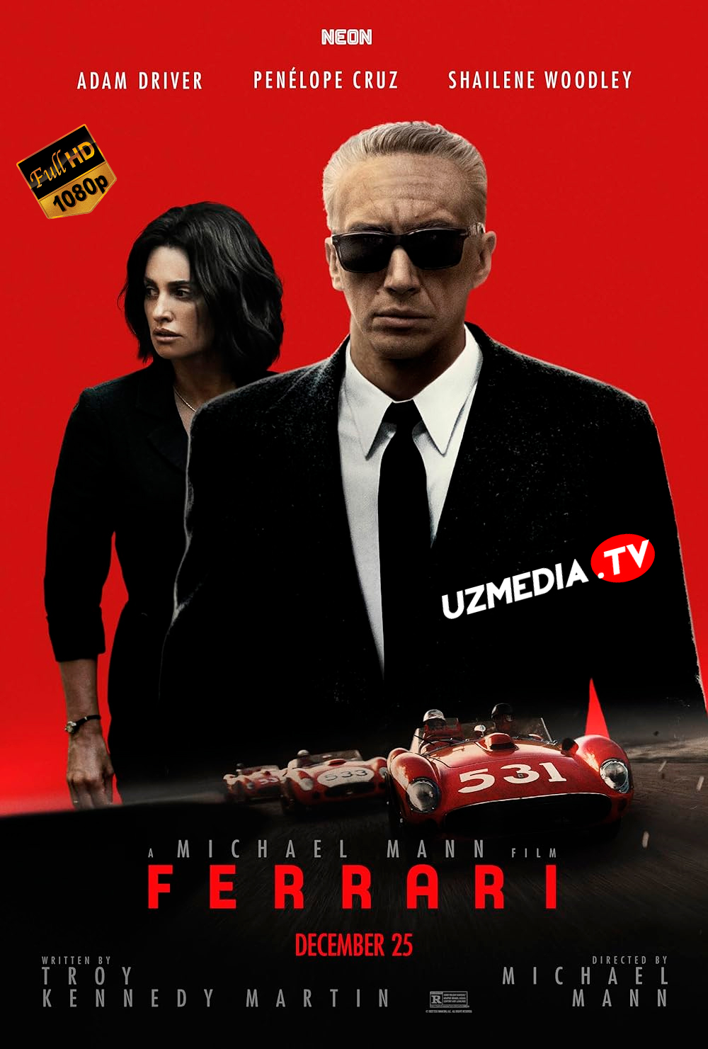 Ferrari Biografik film Uzbek tilida O'zbekcha 2023 tarjima kino Full HD skachat