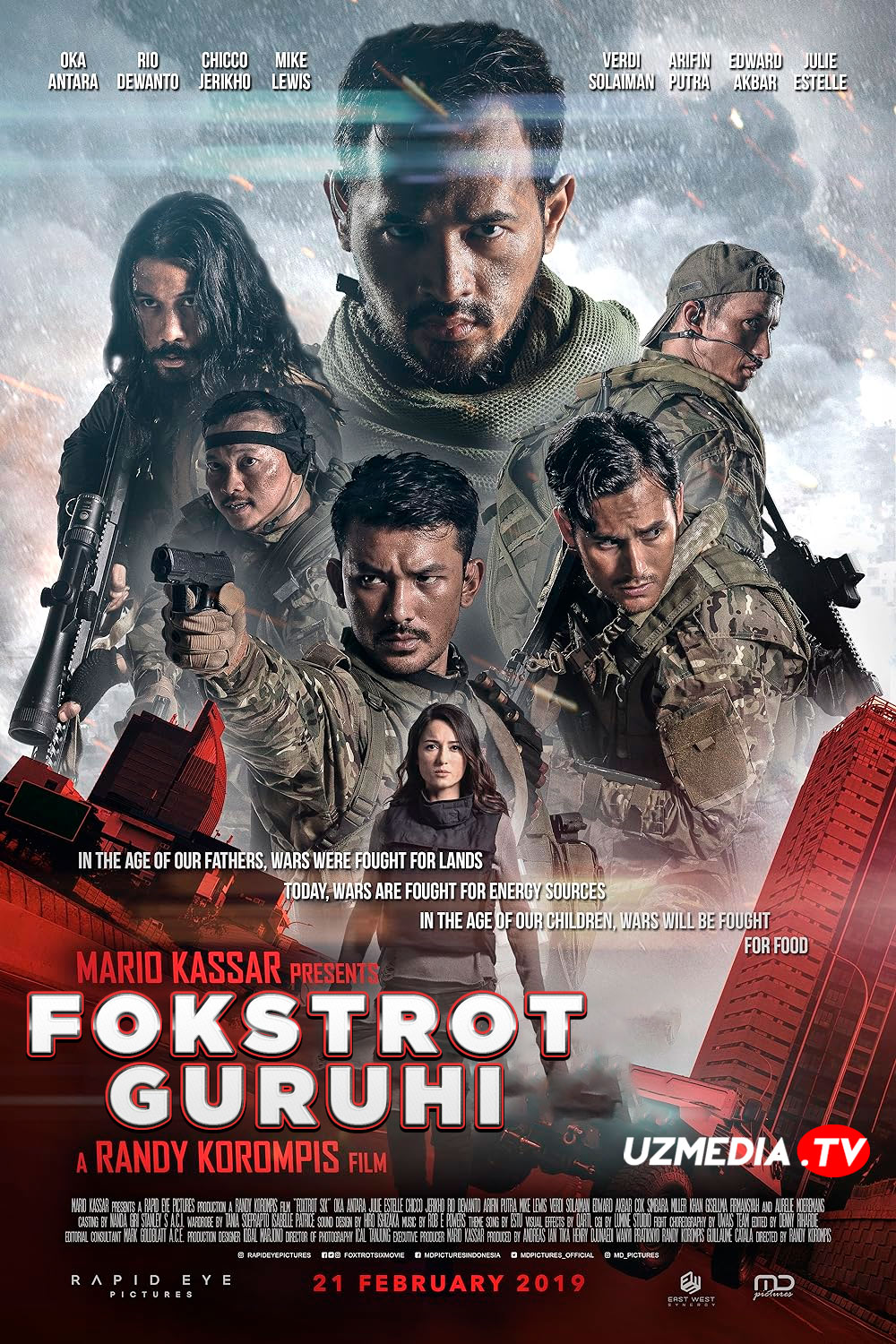 Yengilmas jangchilar / Fokstrot jamoasi / Foxtrot Olti / Foxtrot jamoasi Uzbek tilida O'zbekcha tarjima kino 2020 Full HD tas-ix skachat