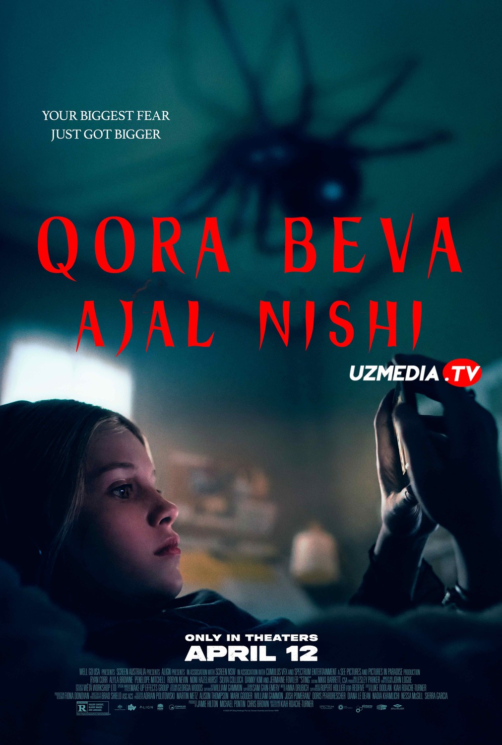 Ajal nishi / Chaqish / Qora beva: O'lim chaqishi Ujas film Uzbek tilida O'zbekcha 2024 tarjima kino Full HD tas-ix skachat