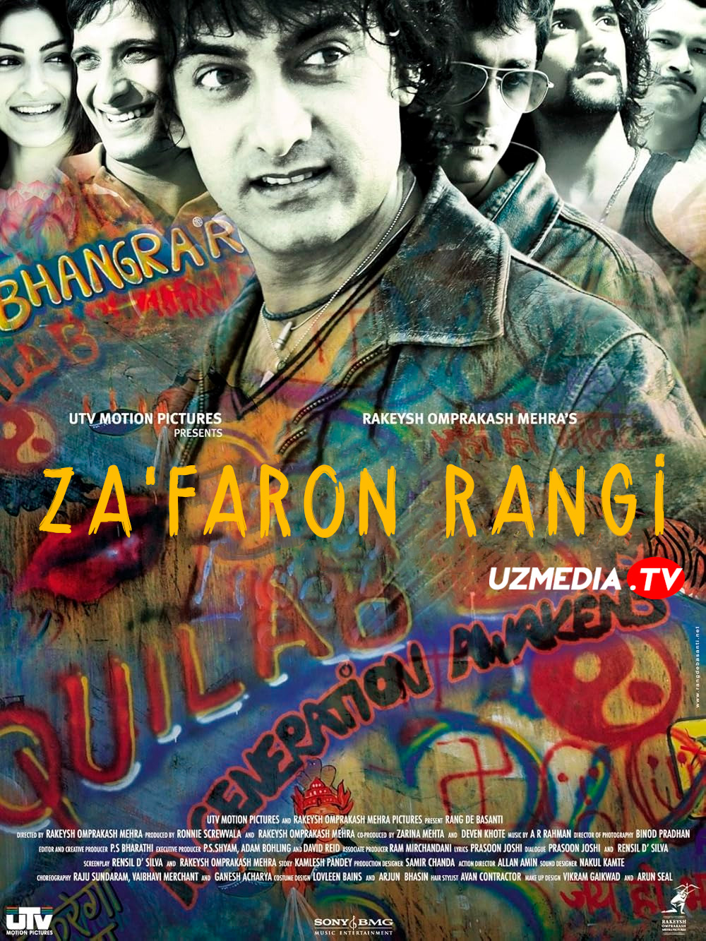 Za'faron rangi / Shafran rangi Hind kino Uzbek tilida O'zbekcha 2006 tarjima kino Full HD tas-ix skachat