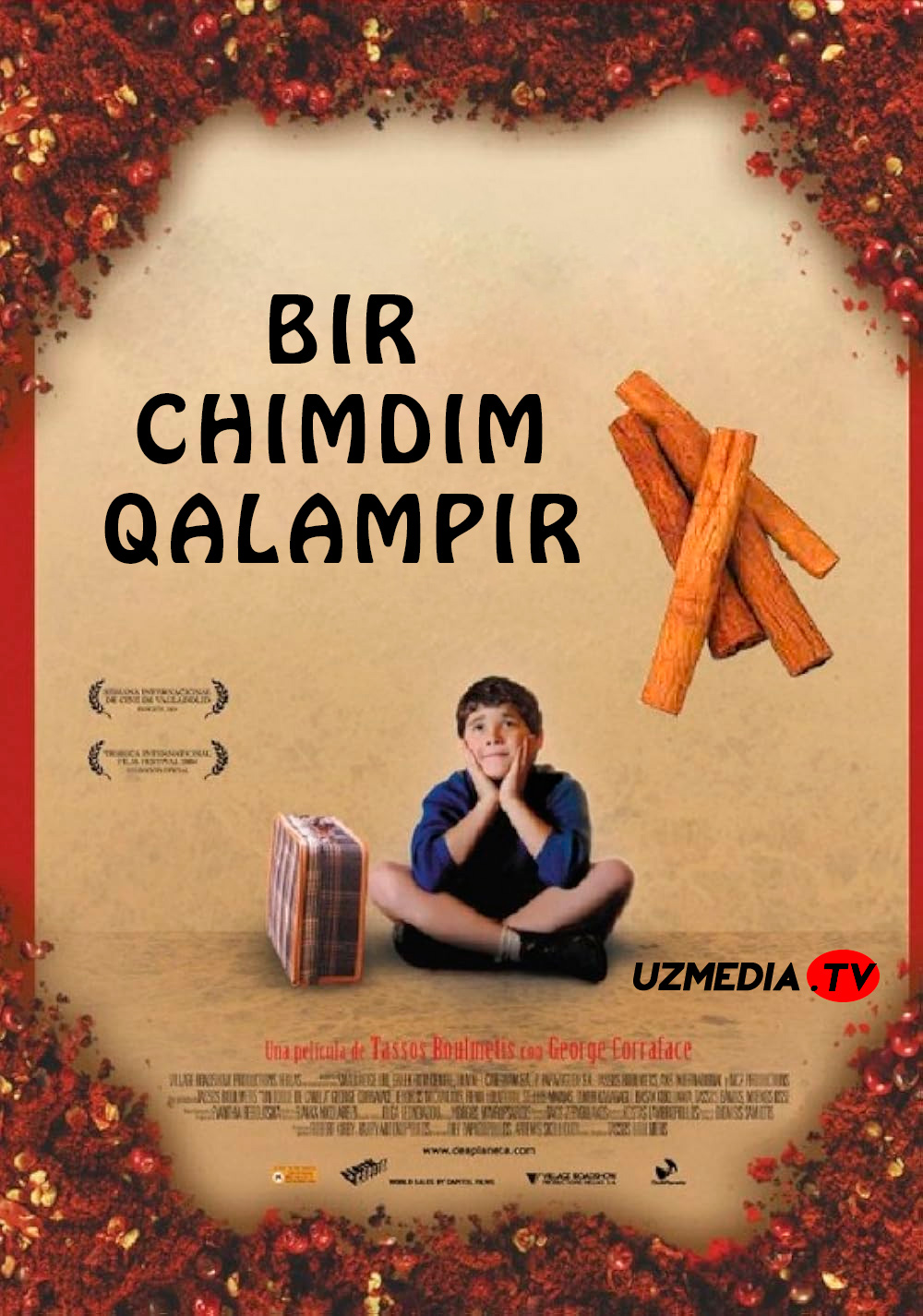 Bir chimdim qalampir Gruziya filmi Uzbek tilida O'zbekcha 2003 tarjima kino SD tas-ix skachat