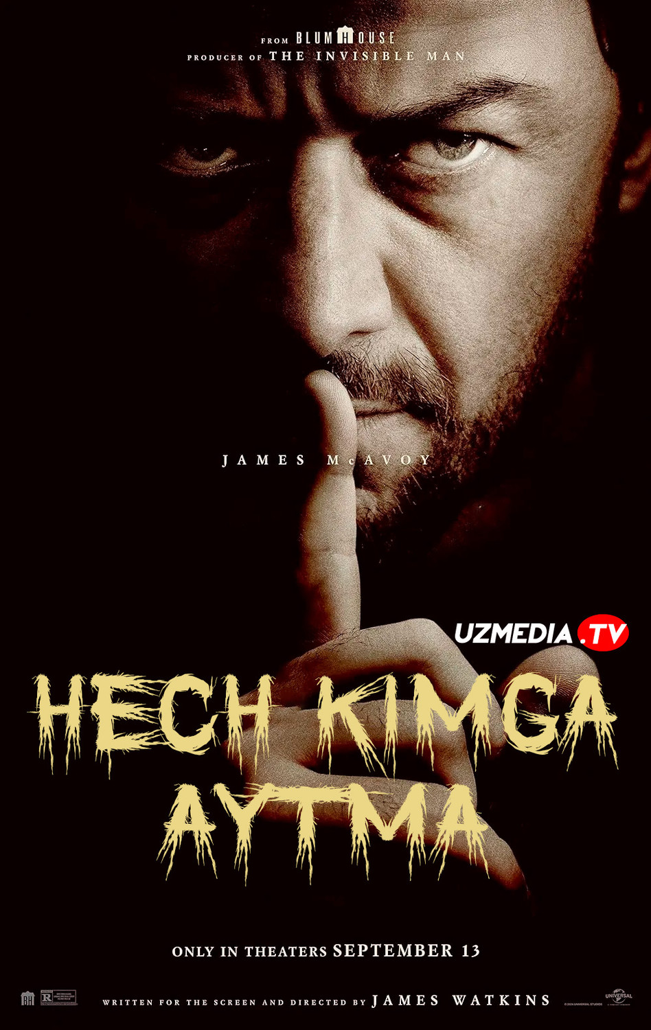 Hech kimga aytma / Xech kimga gapirma / Yomon gapirma Uzbek tilida O'zbekcha 2024 tarjima kino Full HD tas-ix skachat