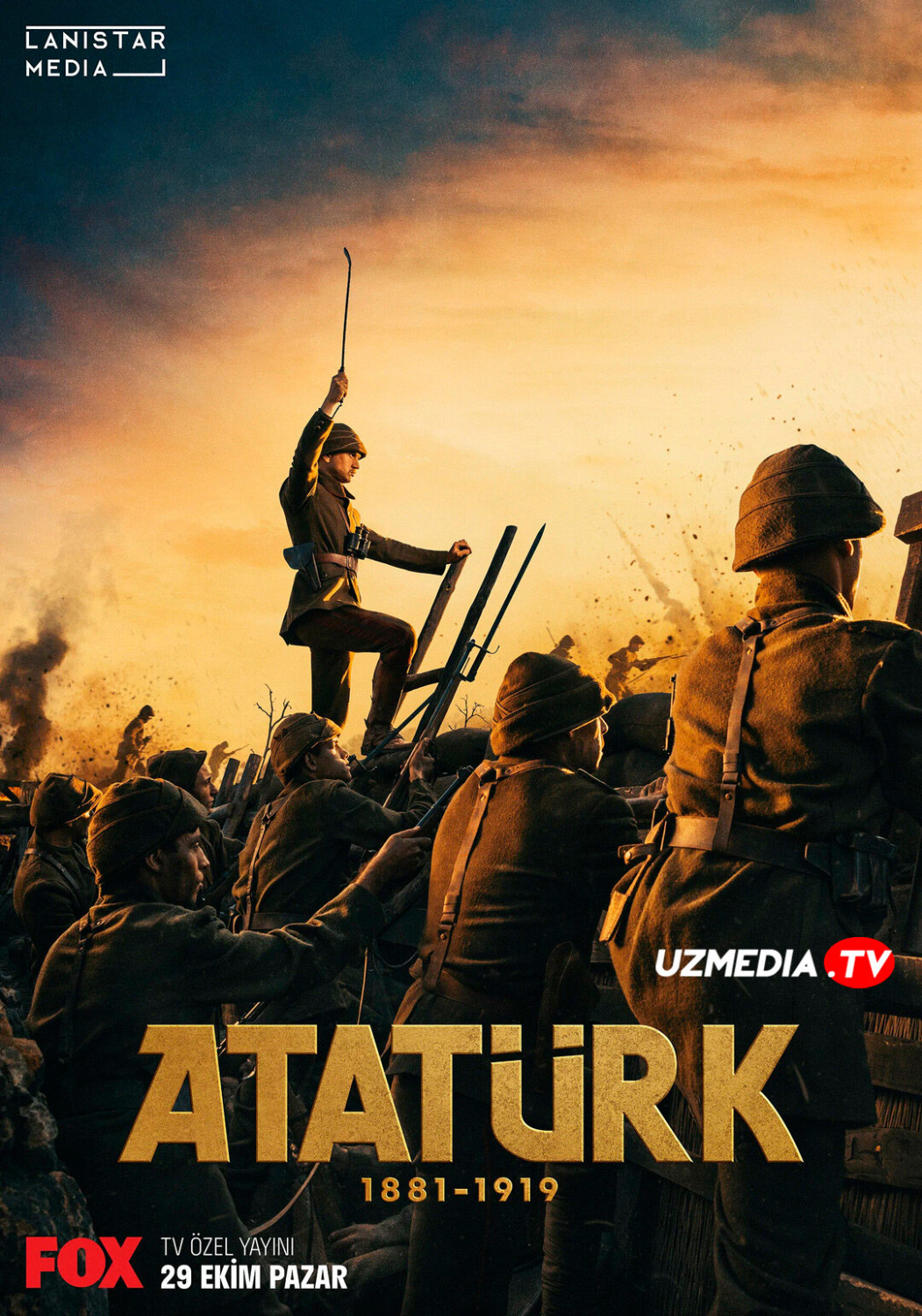 Otaturk / Atatürk 1881 - 1919 Turk kino Uzbek tilida O'zbekcha 2024 tarjima kino Full HD tas-ix skachat