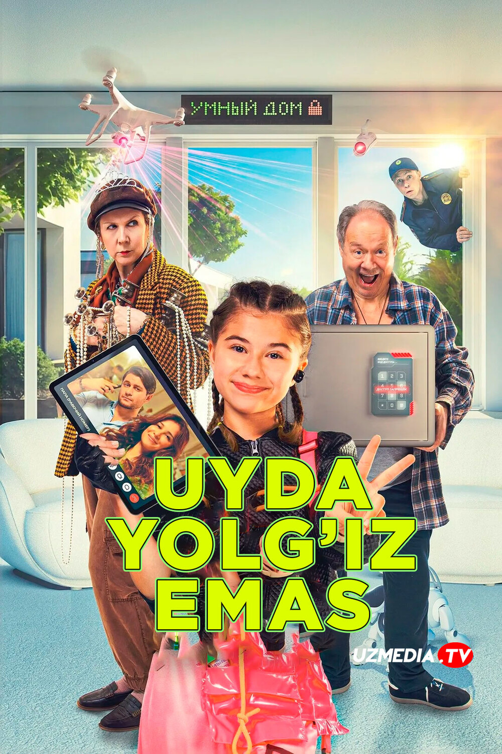 Uyda yolg'iz emas Rossiya filmi Uzbek tilida O'zbekcha 2023 tarjima kino Full HD tas-ix skachat
