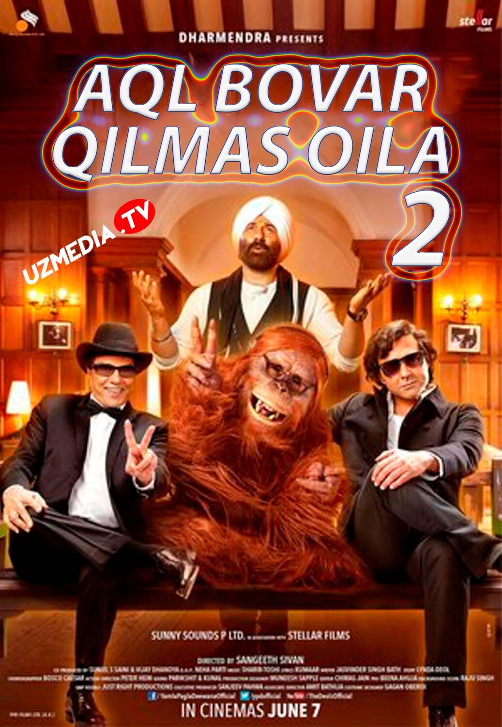 Aql bovar qilmas oila 2 / Uch devona yigit 2 / Telba oila 2 Hind kino Uzbek tilida O'zbekcha 2013 tarjima kino Full HD tas-ix skachat